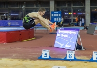 Russian Indoor Championships 2022, Moscow. 2 Day. Long Jump. Danil Chechela