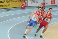 Владислав Фролов. 4-е место на Чемпионате Мира в помещении 2012 (Стамбул) в эст.беге 4х400м