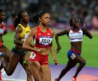 Эллисон Феликс. Олимпийская чемпионка 2012 (Лондон) в беге на 200м