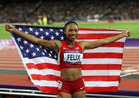 Эллисон Феликс. Олимпийская чемпионка 2012 (Лондон) в беге на 200м