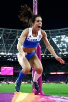 Чемпионат Мира по легкой атлетике 2017 (Лондон). Чемпионка Мира в прыжке с шестом Екатерини Стефаниди (Греция)