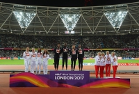 Чемпионат Мира по легкой атлетике 2017 (Лондон). Эстафеты